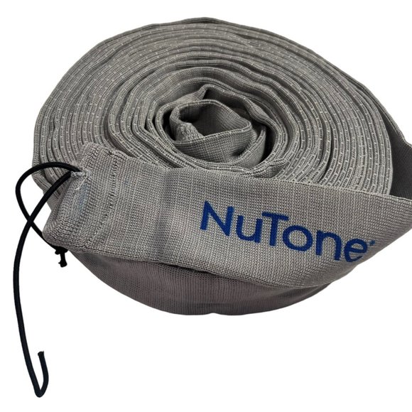 Nutone Central Vacuum Gray Knit Fabric Hose Cover For 30 Foot Hose - Picture 5 of 5